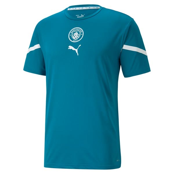 Thailande Maillot Football Manchester City Pre-Match 2021-22 Bleu